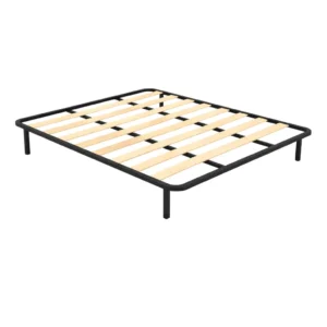 Somier de Láminas 150x190 cm con Patas – Base de Cama para Colchón Doble