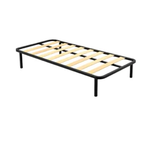 Somier de láminas 90x190 cm con estructura metálica y 4 patas
