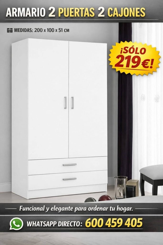 armario 2 puertas 2 cajones blanco outlet remar ibiza.png2 1