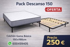 outlet remar pack descanso somier colchon 4 1