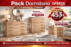 pack dormitorio cambria outlet remar 2