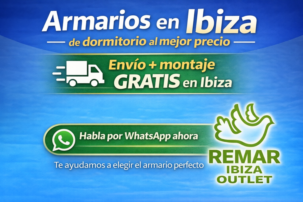 Armarios en Ibiza de dormitorio al mejor precio