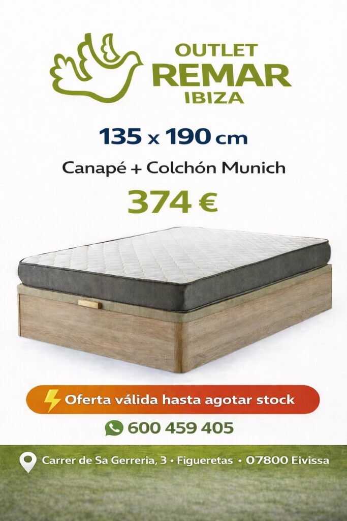 Pack Descanso Munich 135x190 en Ibiza con Montaje Gratis 2 WhatsApp Image 2026 03 23 at 17.57.29