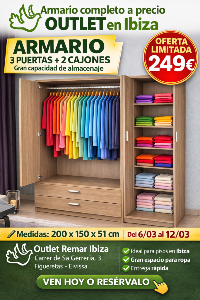 armario 3 puertas 2 cajones 1