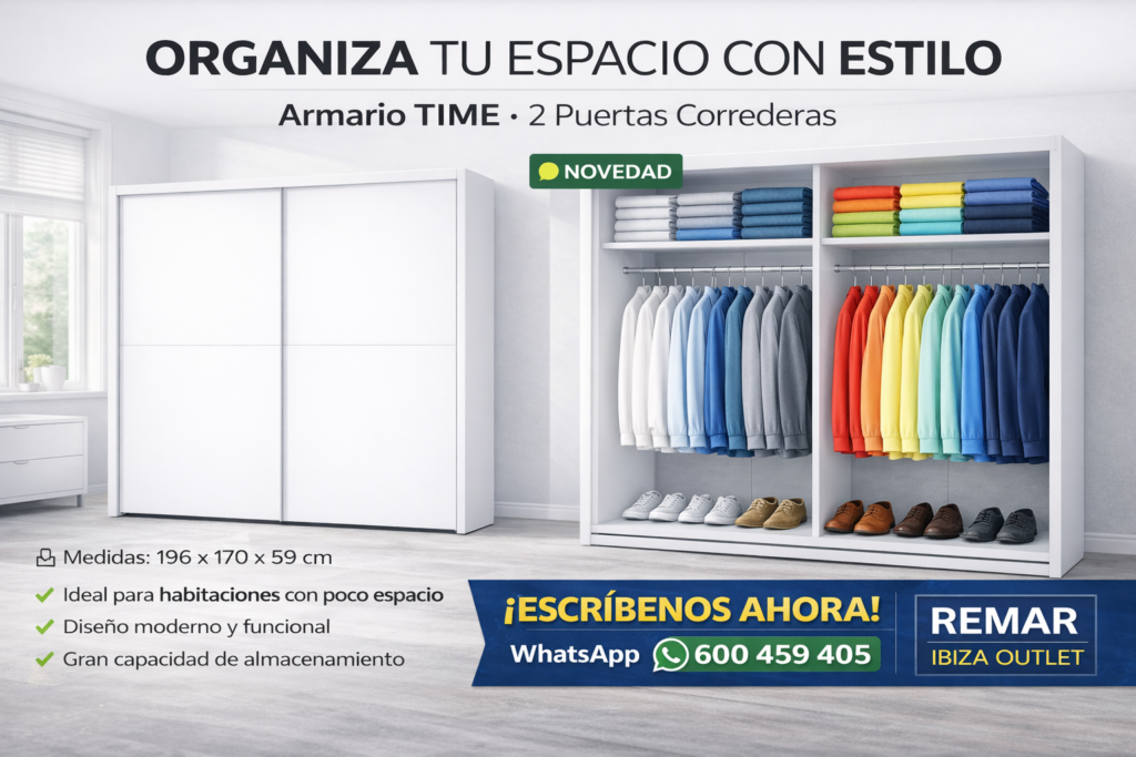 armario time puertas correderas ibiza