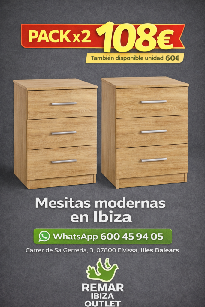 mesita de noche moderna en ibiza muebles baratos 4