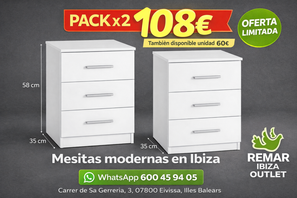 mesita de noche moderna en ibiza muebles baratos 7
