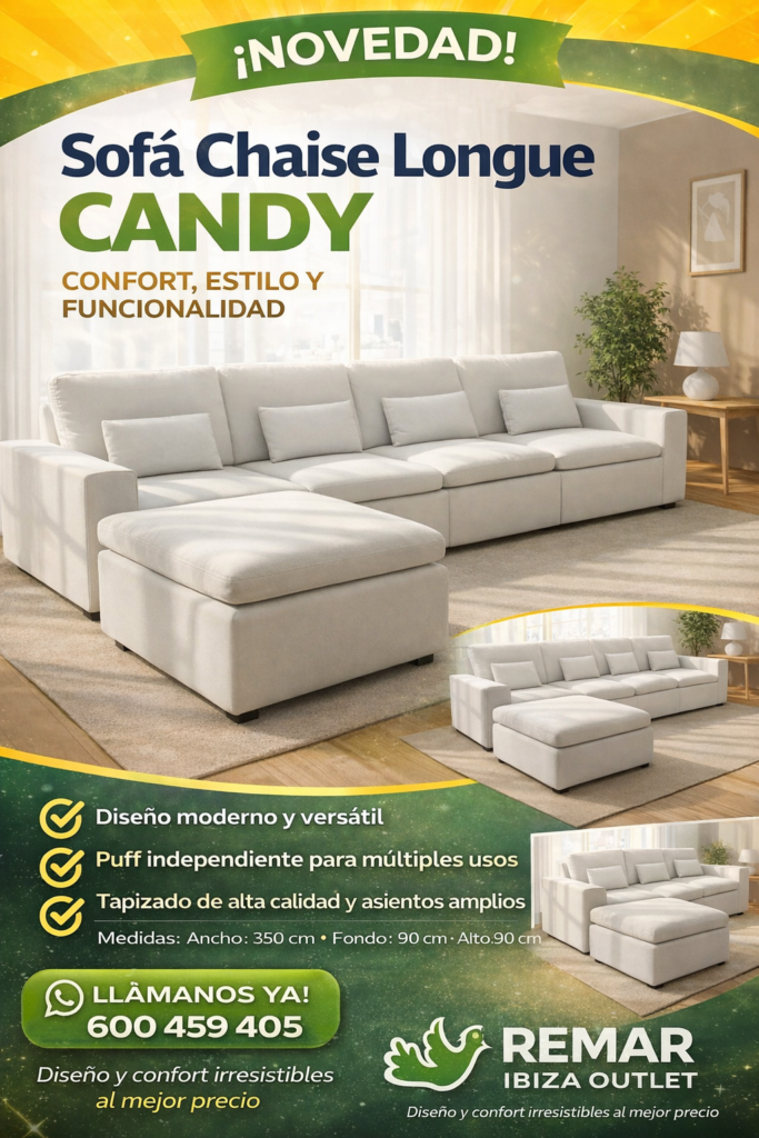 outlet remar sofa chaise longue novedad ibiza
