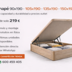 Canapés Baratos en Ibiza Canapés baratos en Ibiza – Cama con almacenaje al mejor precio