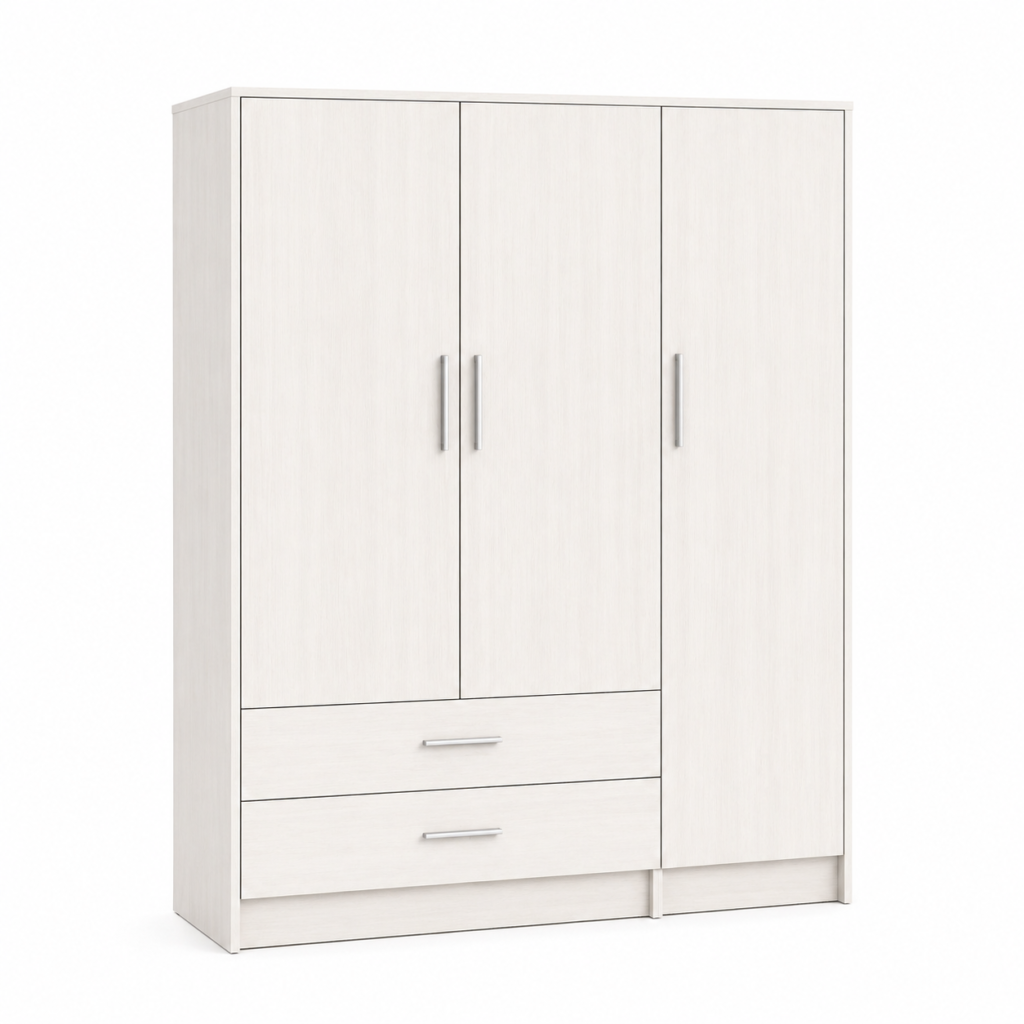 Armario Moderno Hueso / Ártico en Ibiza | 3 Puertas + 2 Cajones 2 Armario Moderno Hueso Artico en Ibiza 3 Puertas 2 Cajones 2