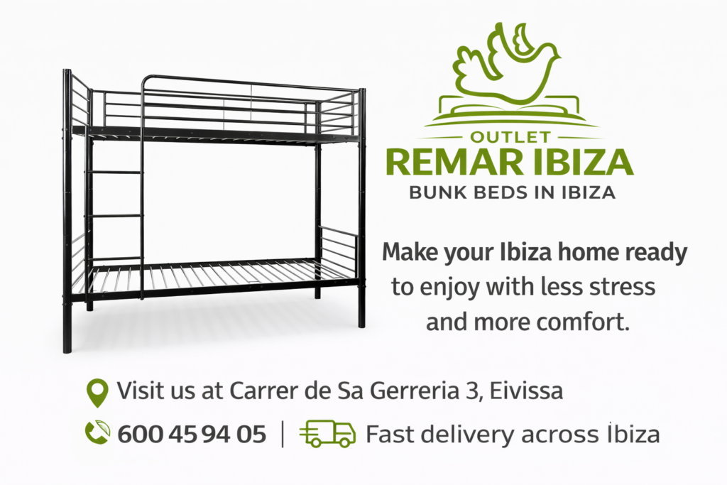 Bunk Beds in Ibiza: the best solution to save space and enjoy more comfort