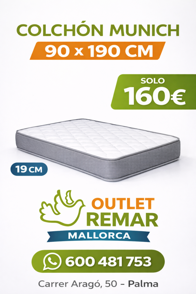 Colchon Munich 90 x 190 cm oferta