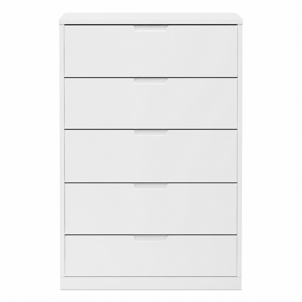 Cómoda Blanca 5 Cajones 110x60 cm | Cajonera Alta de Gran Capacidad en Ibiza 2 Cómoda Blanca 5 Cajones 110×60 cm Cajonera Alta de Gran Capacidad en Ibiza