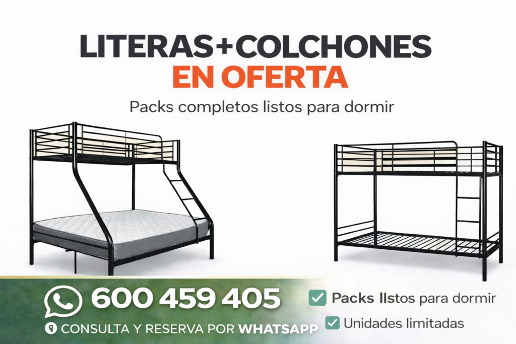 Literas y colchones en oferta Literas y colchones en oferta