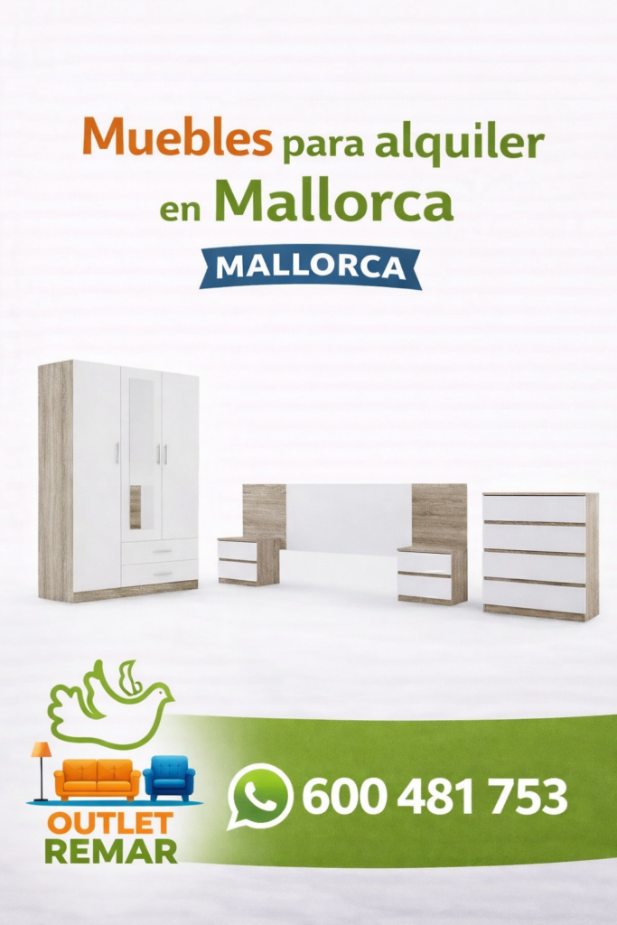 Muebles para alquiler en Mallorca