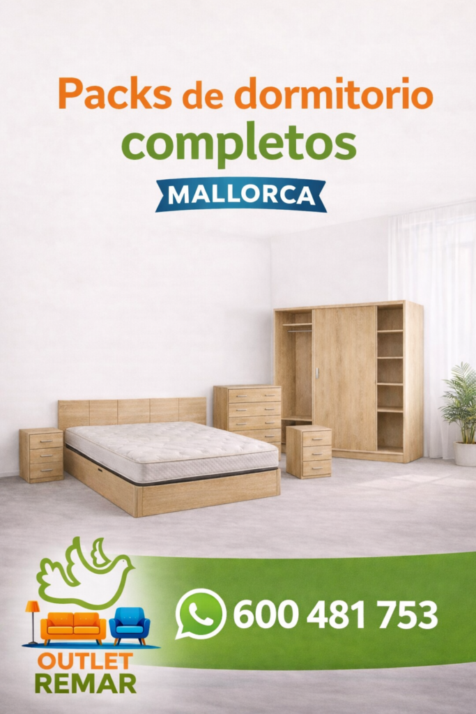 Packs de dormitorio en Mallorca