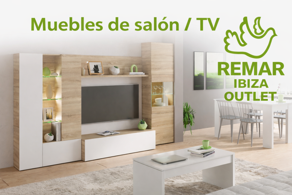 Salon moderno con acentos verdes