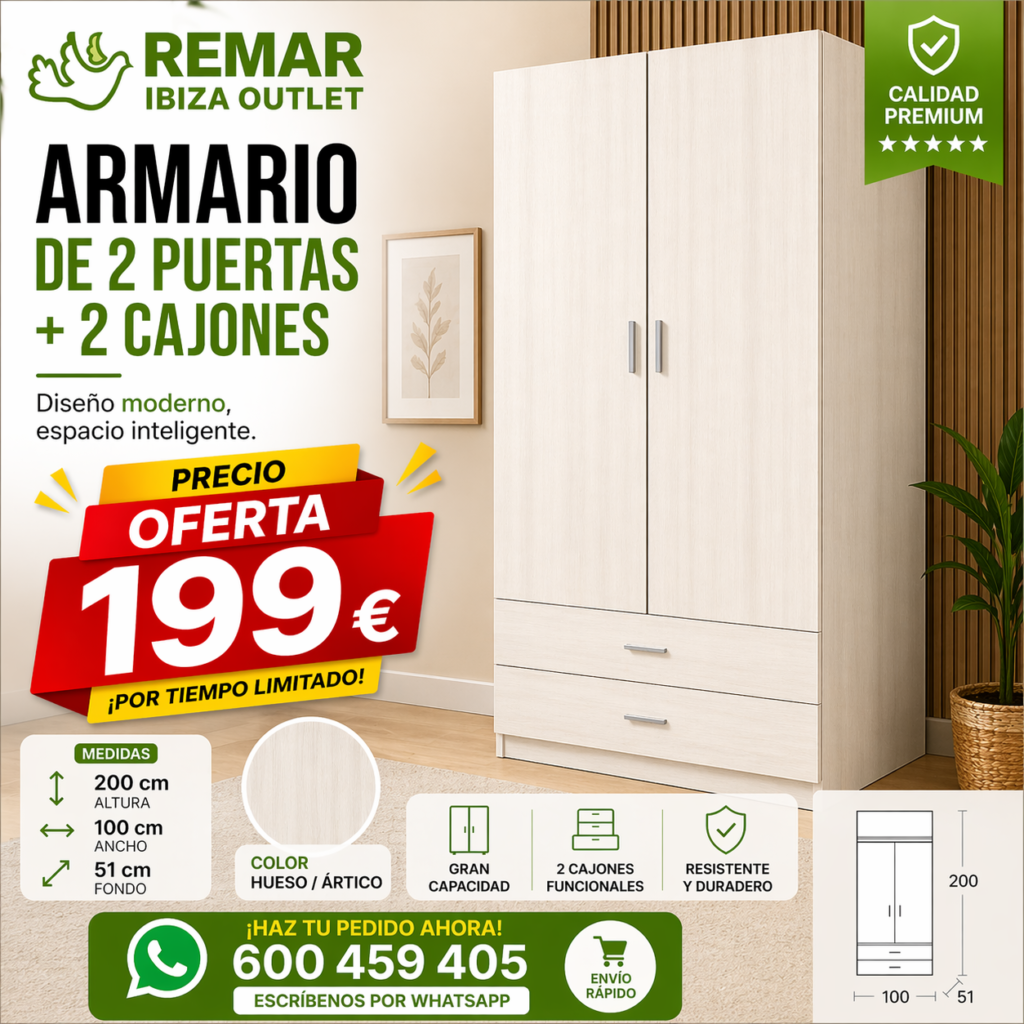 outlet armarios ibiza ofertas