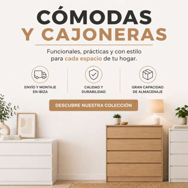 Cómodas y cajoneras