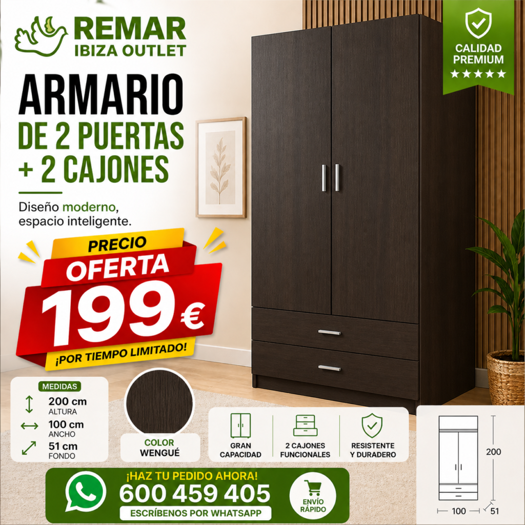 Armario de diseno moderno y funcional outlet remar ibiza