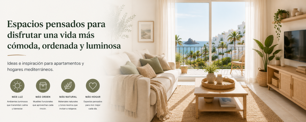 Espacios mediterráneos 3 Espacios mediterráneos: la nueva forma de vivir mejor en apartamentos y hogares en España