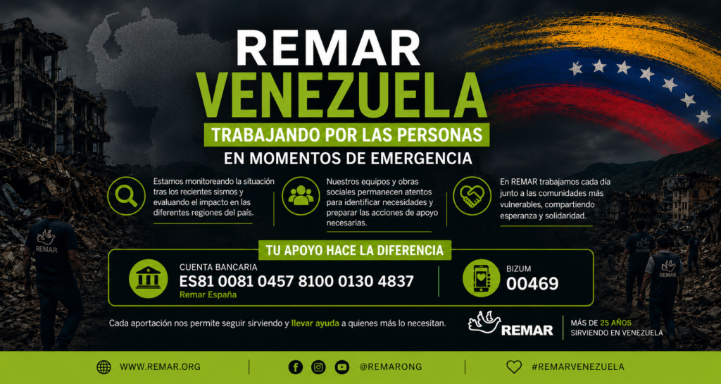 REMAR Venezuela Preparados para ayudar cuando más se necesita