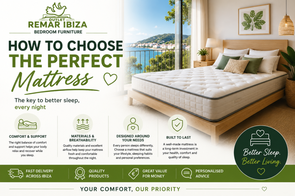 Guía completa para elegir un colchón y dormir mejor en Ibiza