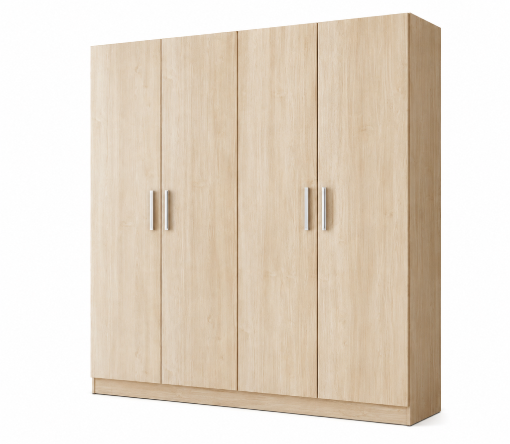 Armario 4 Puertas 200 cm 200 × 200 × 51 cm