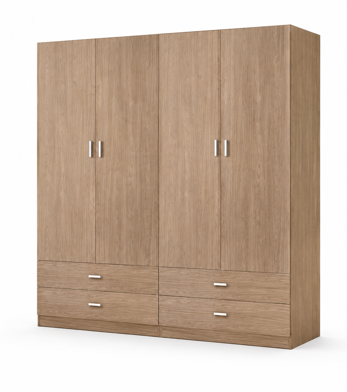 Armario 4 puertas + 4 cajones 200 × 200 cm 3 Armario 4 puertas + 4 cajones 200 × 200 cm