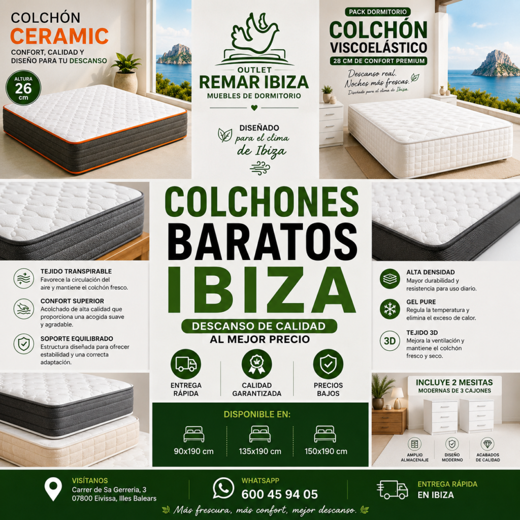 colchon barato ibiza